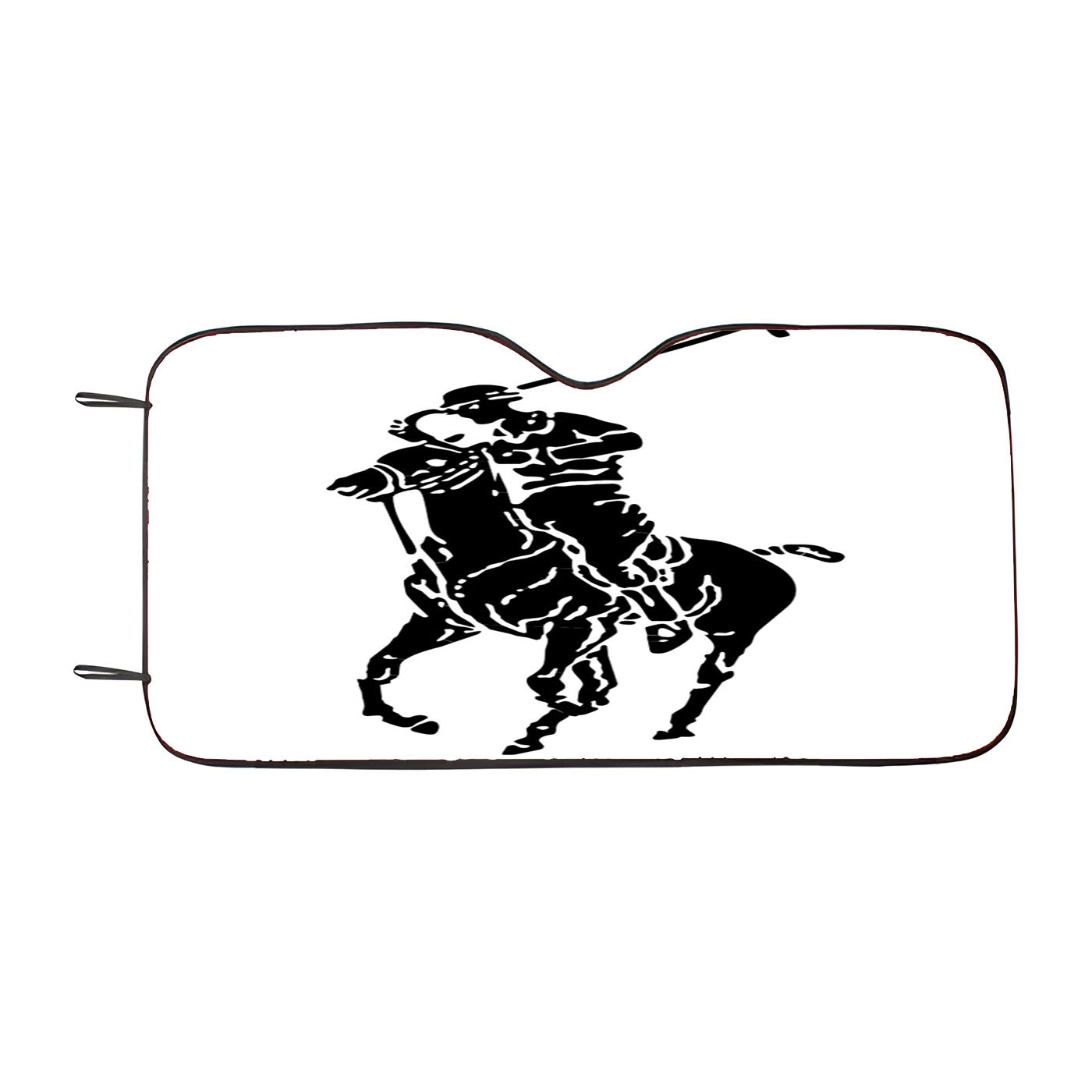 White Black Polo Ralph Lauren Logo Car Auto Sun Shade Windshield Cover