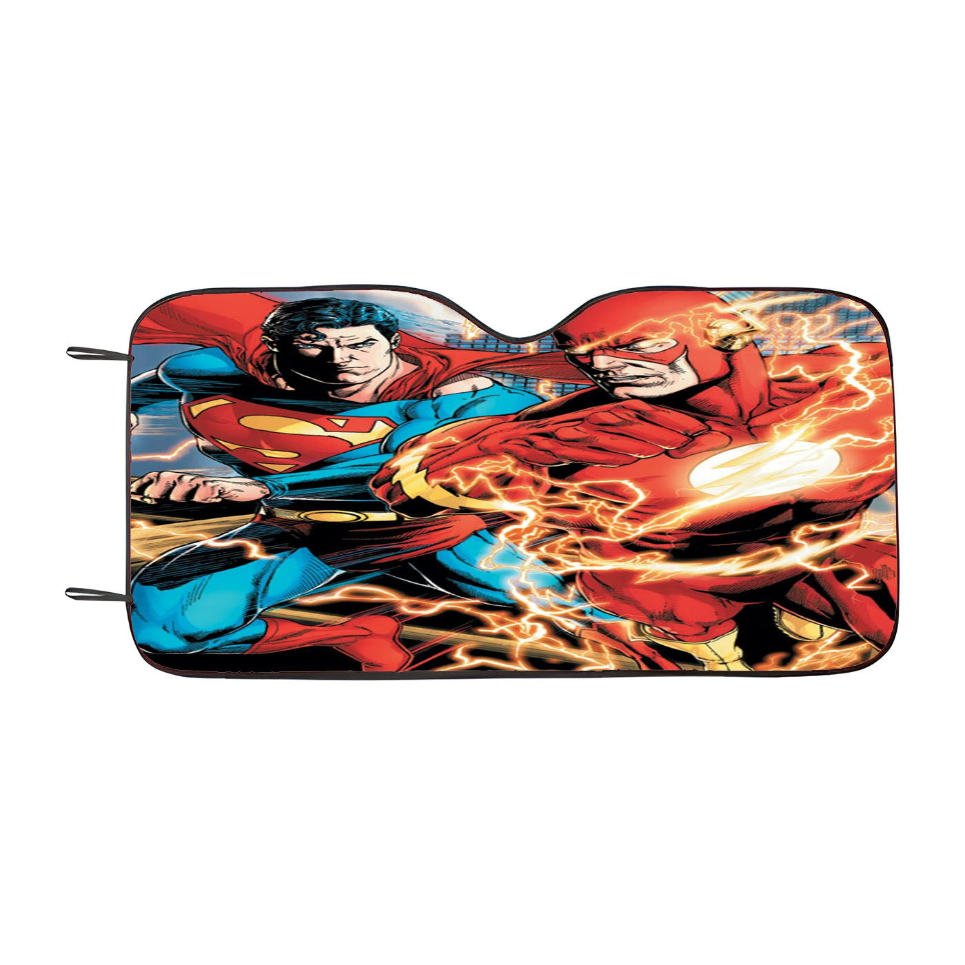 Who Is Faster Superman Vs The Flash Car Auto Sun Shade Windshield Cover