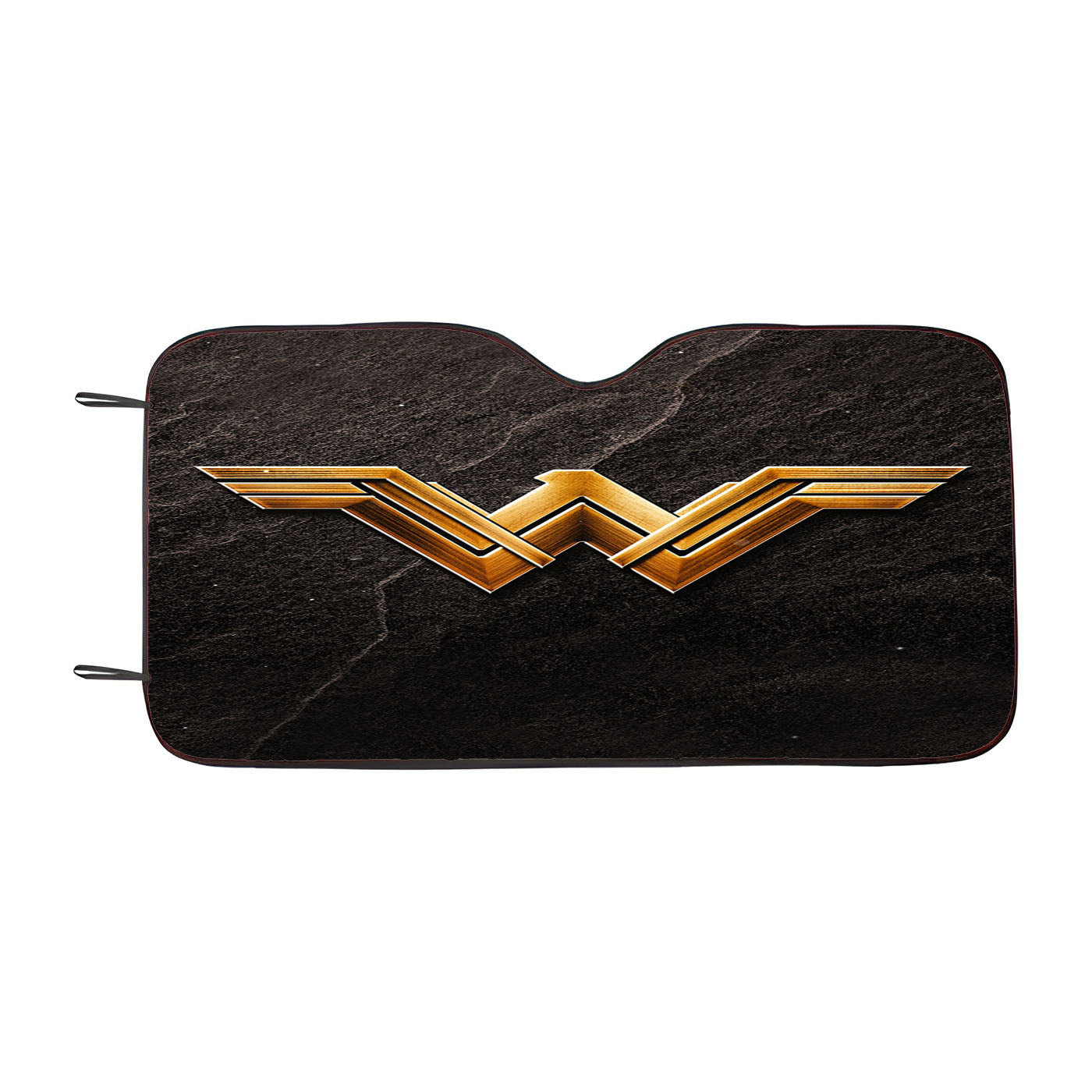 Wonder Woman Gold Logo Car Auto Sun Shade Windshield Cover