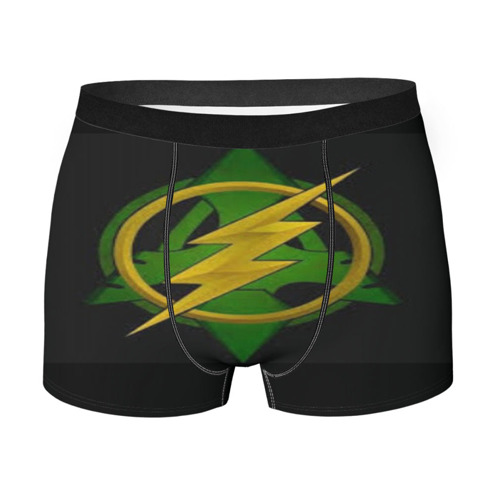 Arrow Vs The Flash Logo Men'S Boxer Briefs