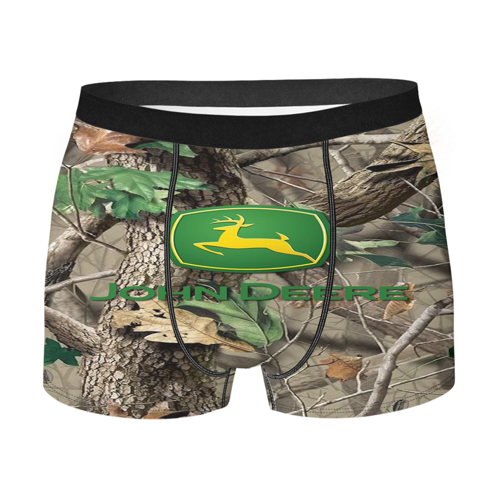 Camo John Deere Real Tree Logo Men'S Boxer Briefs