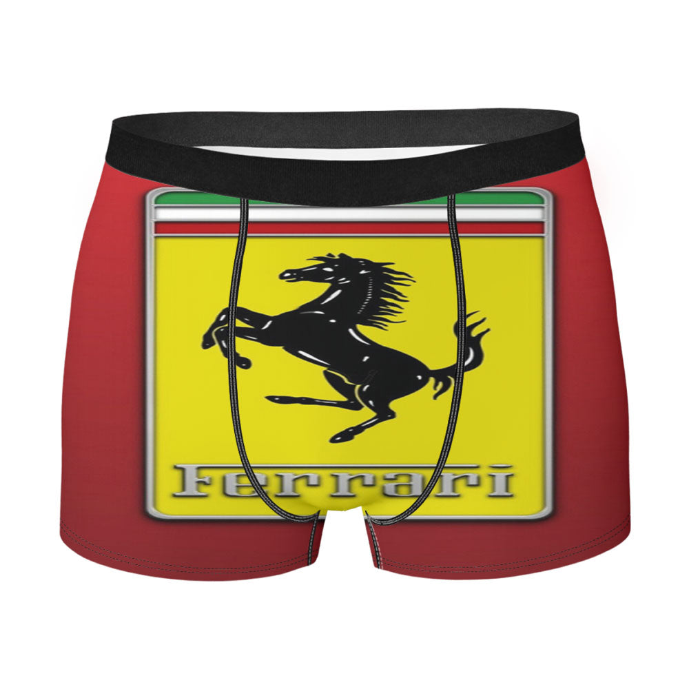 Classic Ferrari Logo Men'S Boxer Briefs