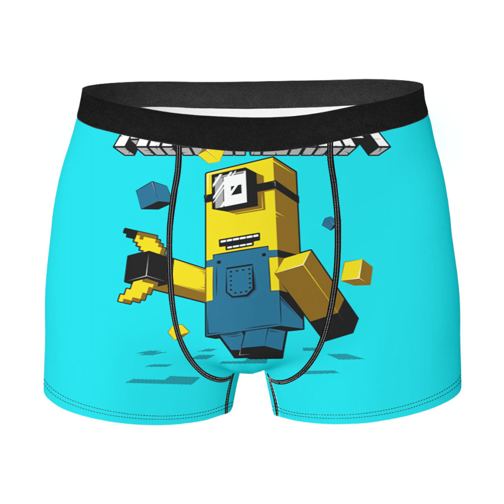 Despicable Me Minions Minecraft Men'S Boxer Briefs