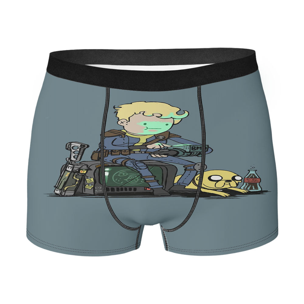 Fallout Black Logo Men'S Boxer Briefs
