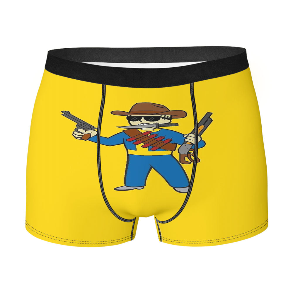 Wild Logo Hockey Men'S Boxer Briefs