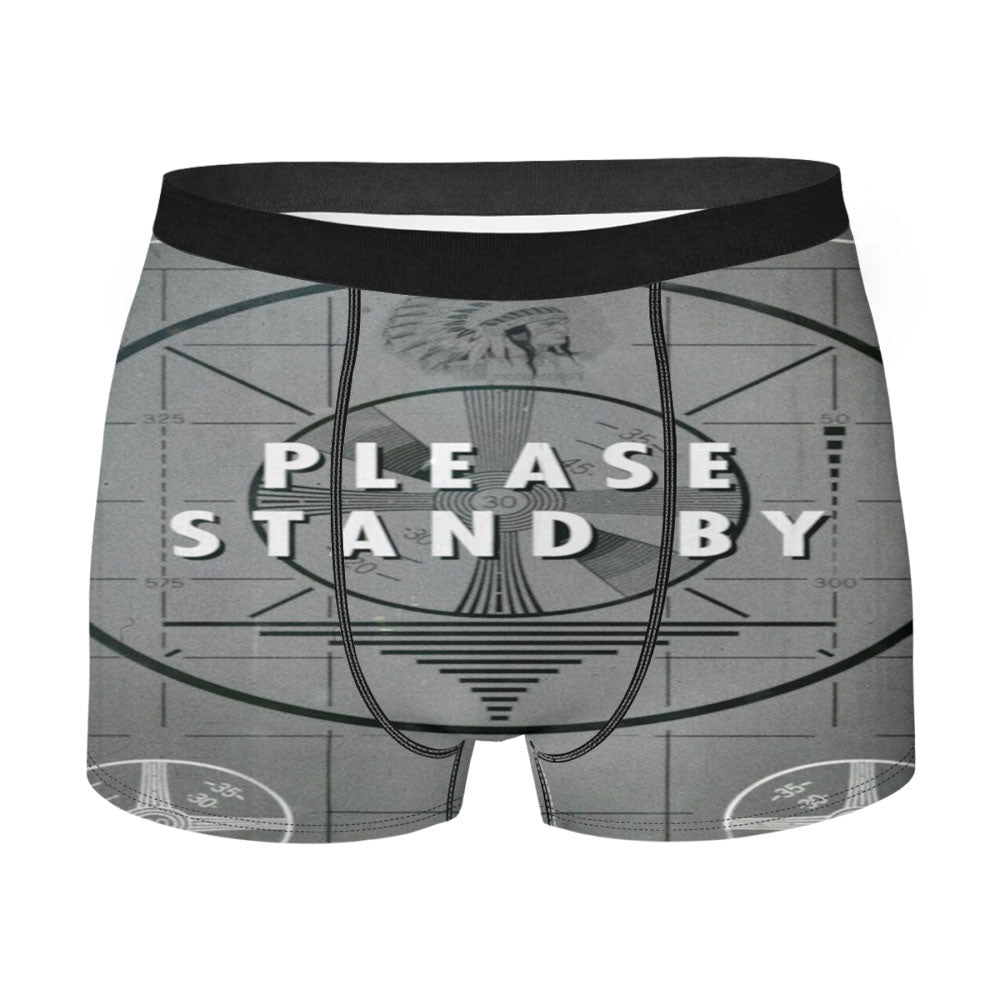 Fallout Please Standy By Men'S Boxer Briefs