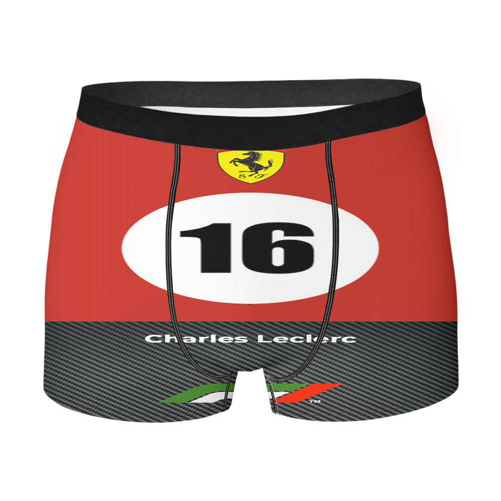 Ferrari Charles Leclerc Men'S Boxer Briefs