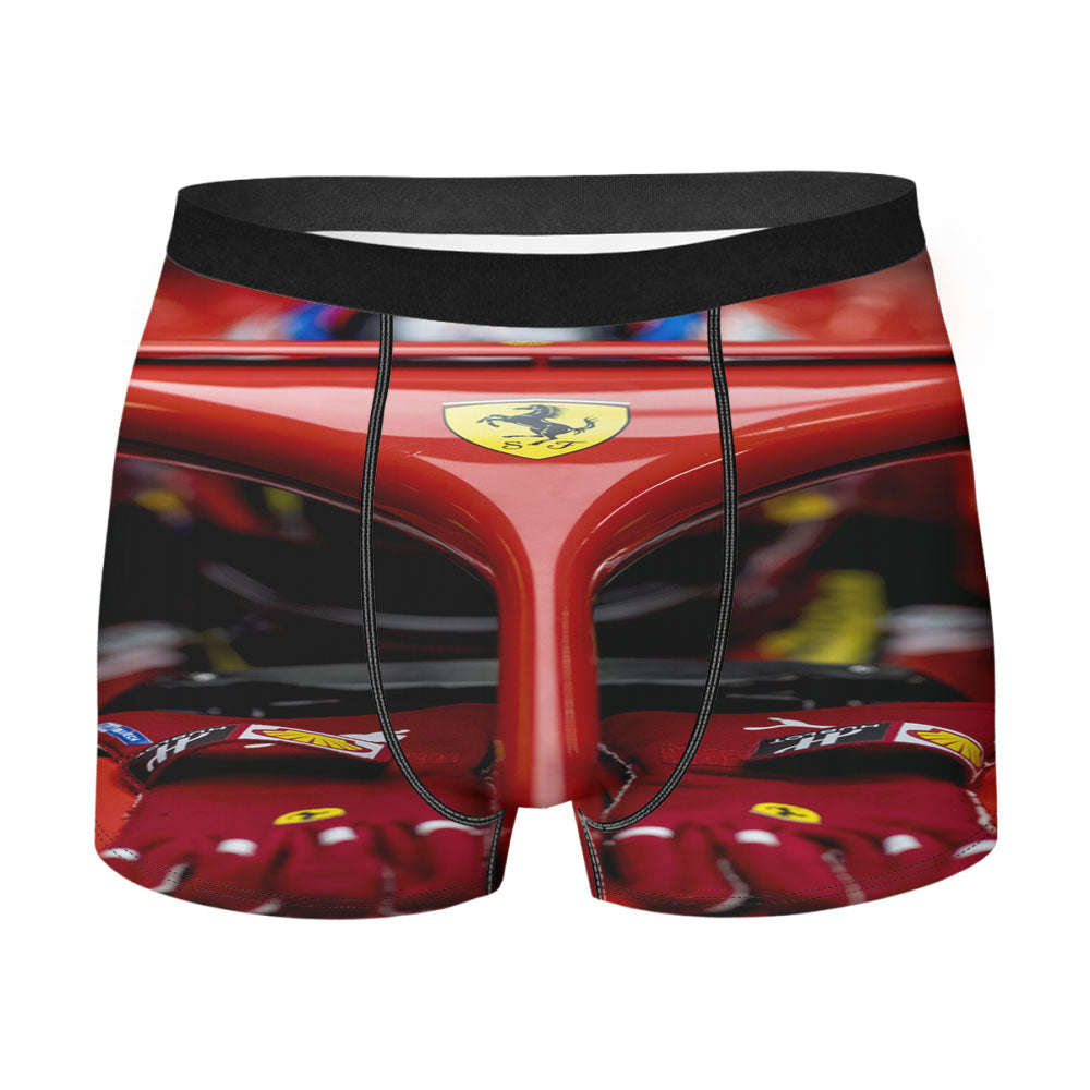 Whale Vineyard Vine Logo Dark Wood Wallpaper Men's Boxer Briefs