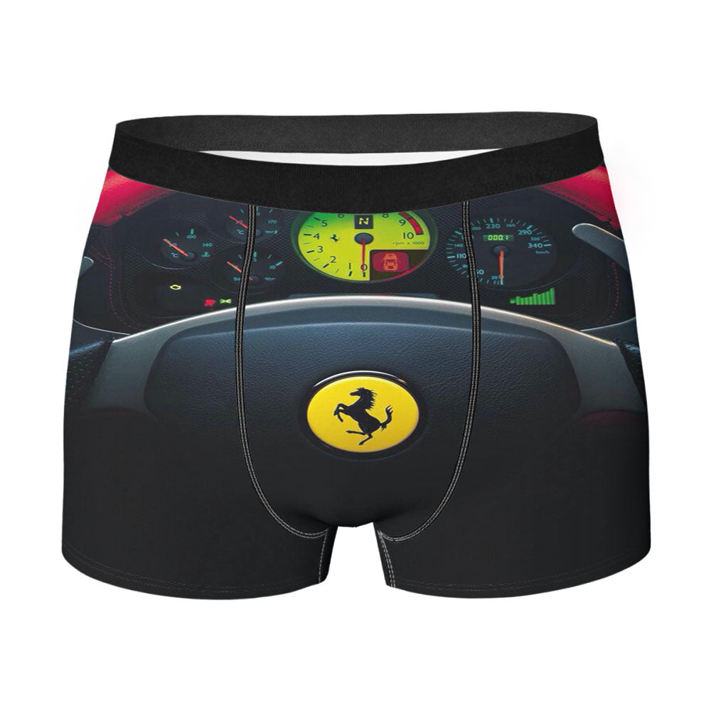 Ferrari Spedometer Men'S Boxer Briefs