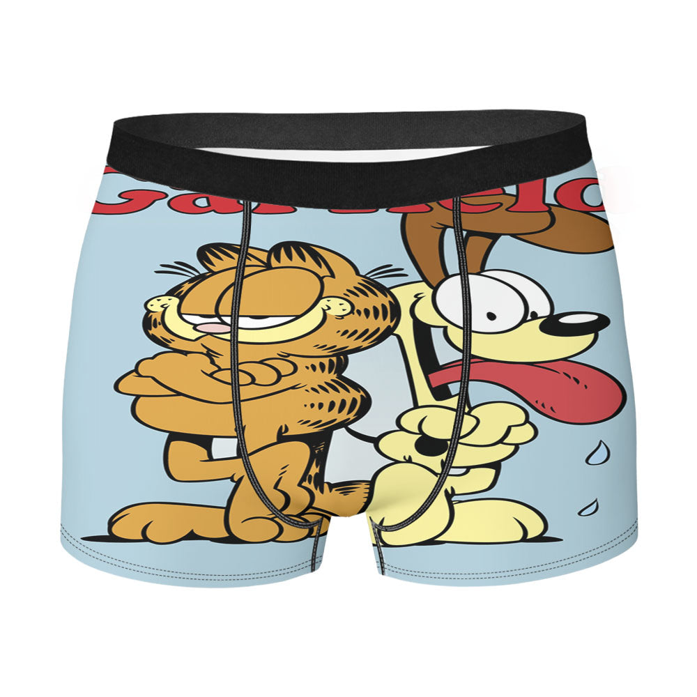 Garfield And Odie Yellow Comic Cartoon Men'S Boxer Briefs