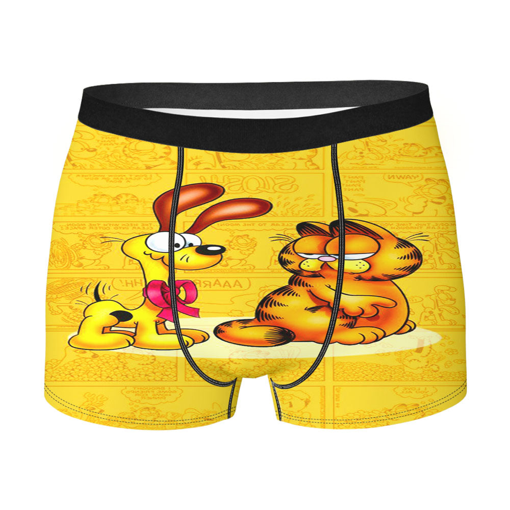 Garfield Doll Family Wallpaper Men'S Boxer Briefs
