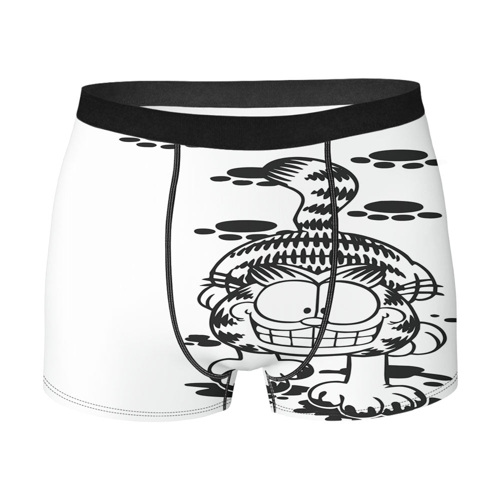 Garfield Puss Playing Snow Men'S Boxer Briefs
