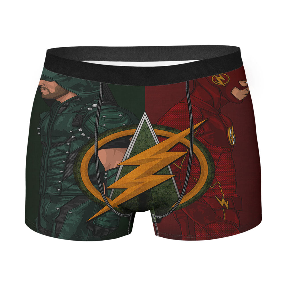 Green Arrow The Flash Men'S Boxer Briefs