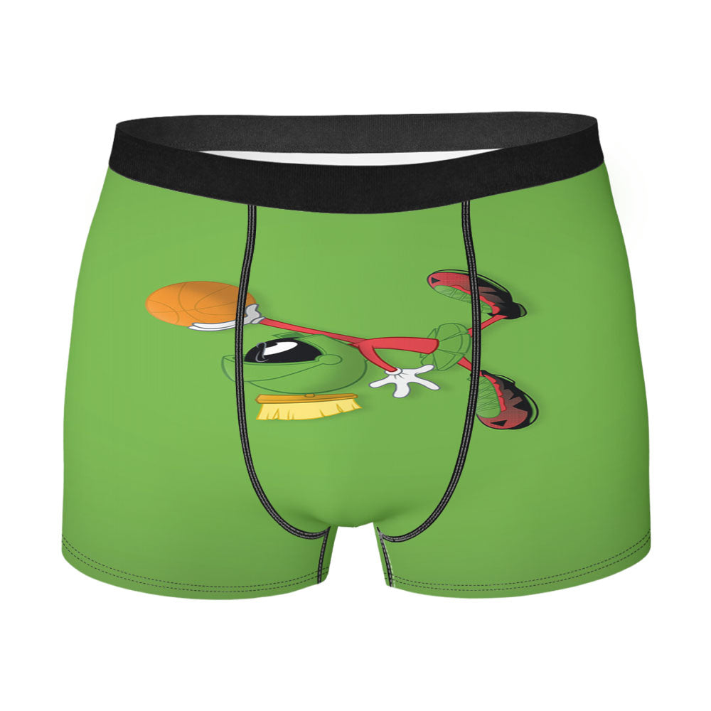 Green Marvin The Martian Men'S Boxer Briefs