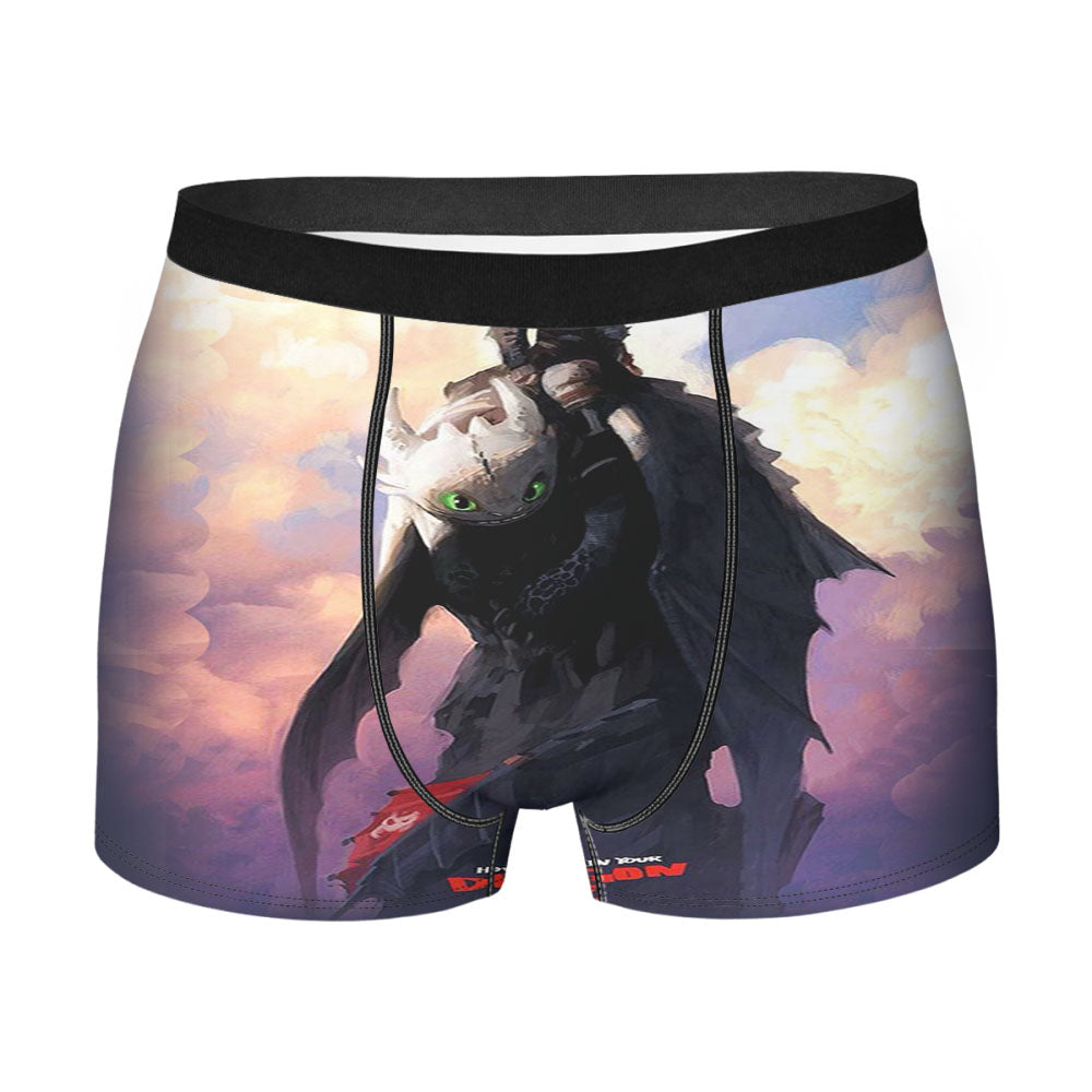 Hiccup And Toothless Men'S Boxer Briefs