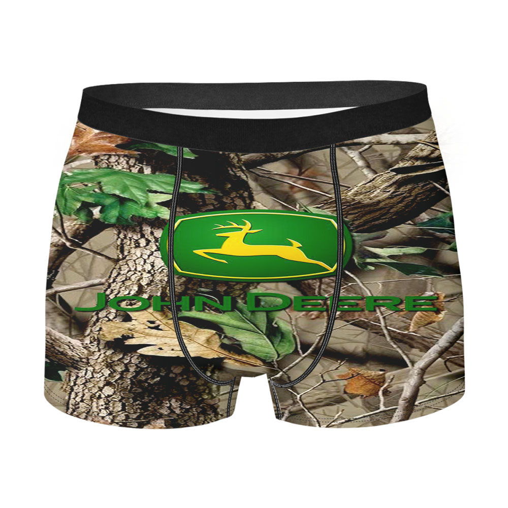 John Deere Cracked Glass Logo Men'S Boxer Briefs