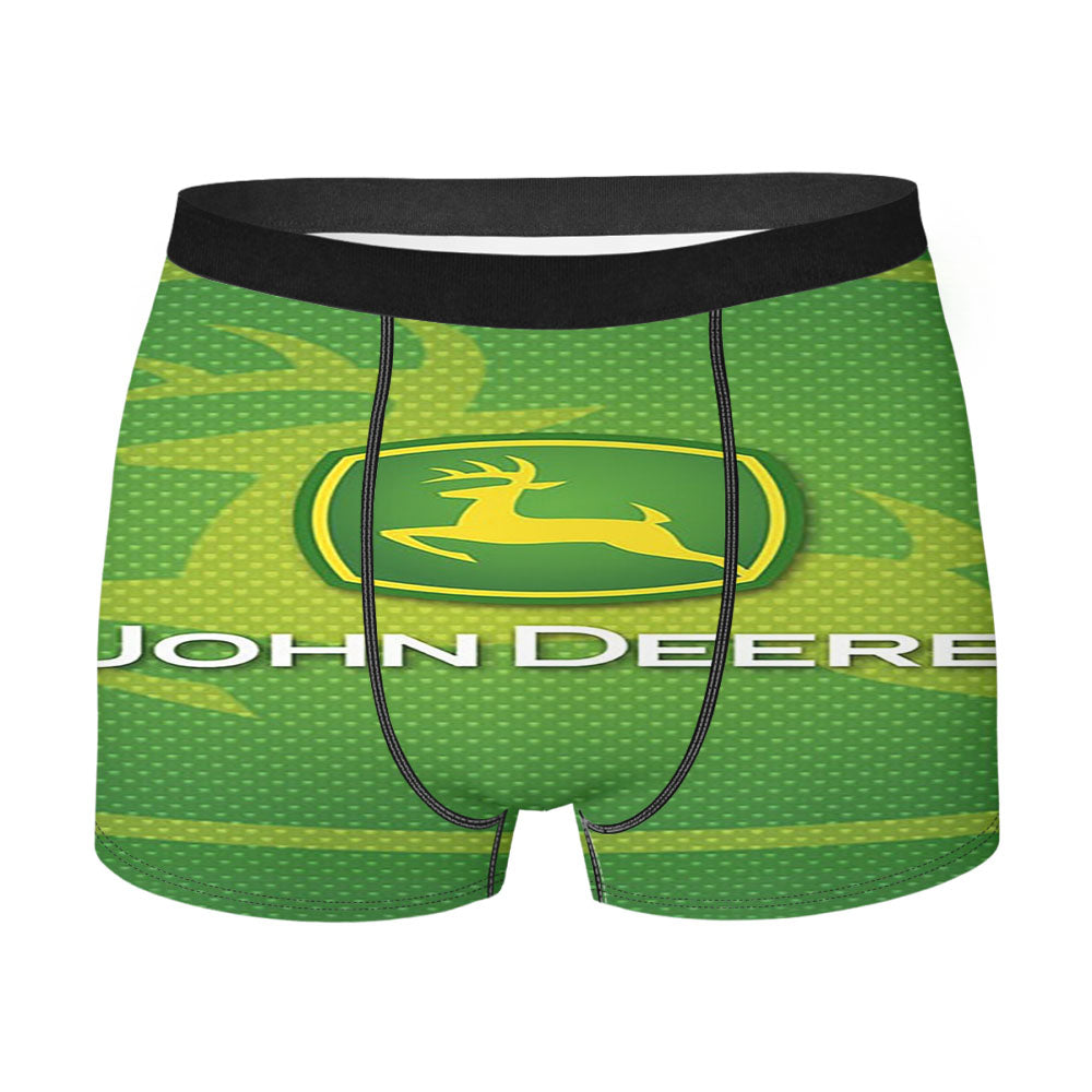 John Deere Green Wallpaper Men'S Boxer Briefs