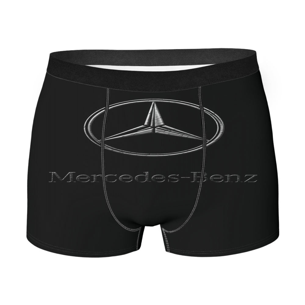 Mercedes Benz Logo Carbon Fiber Men'S Boxer Briefs
