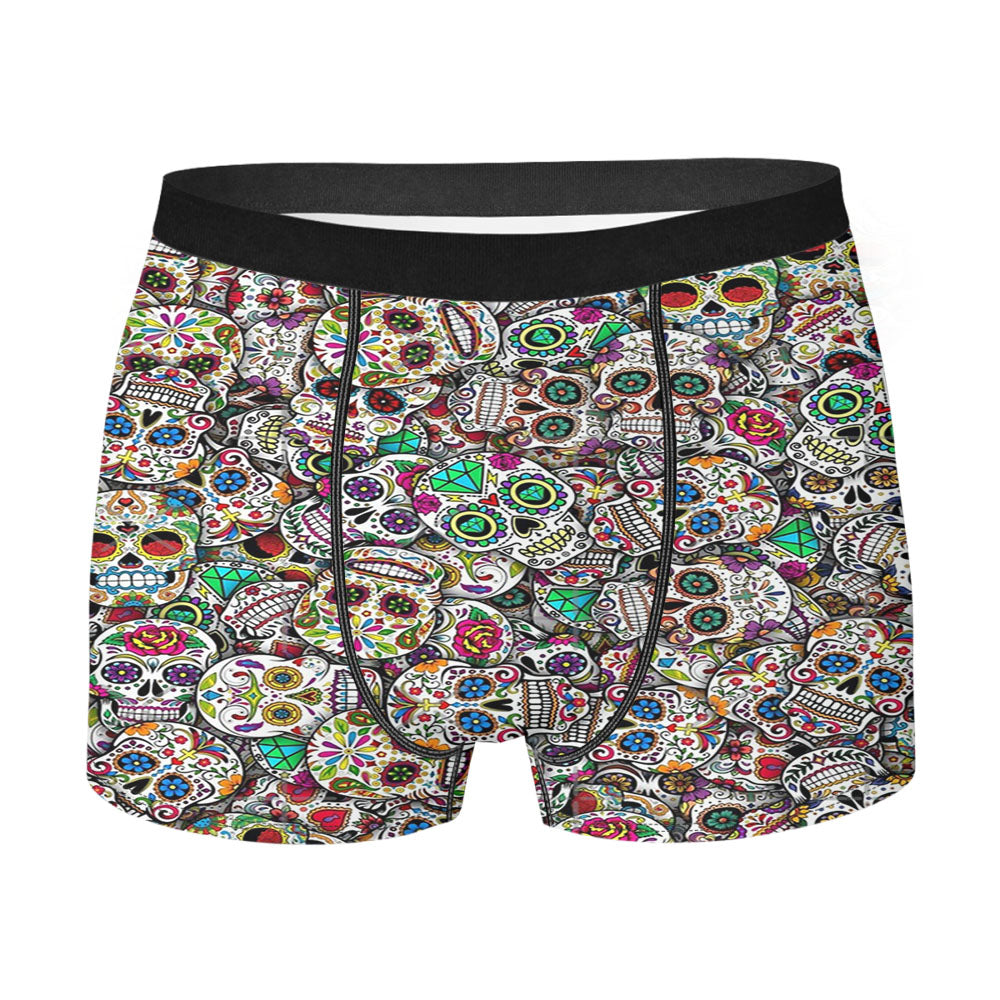 Mexican Sugar Skulls Grateful Dead Men'S Boxer Briefs