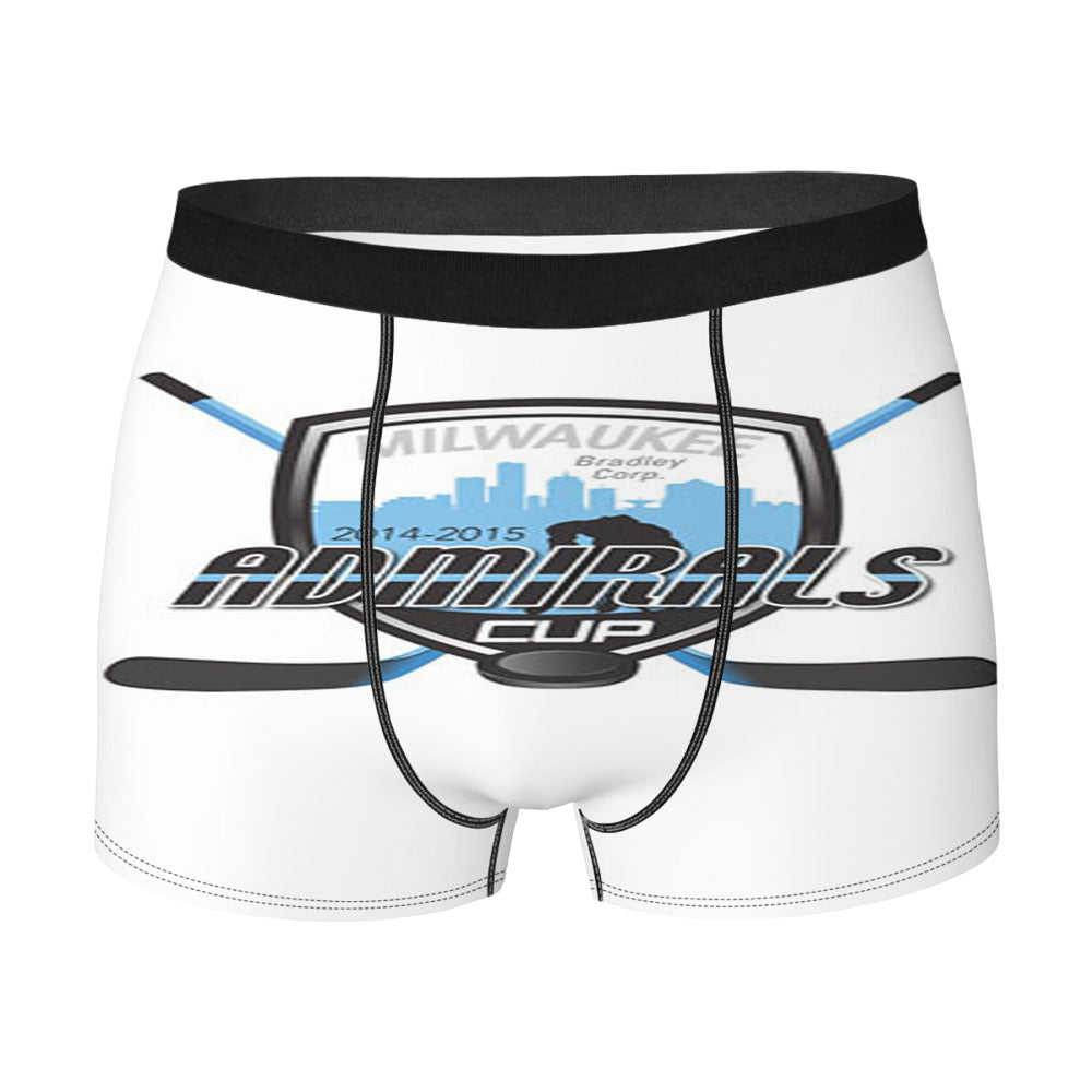 Milwaukee Admirals Hockey Logo Men'S Boxer Briefs