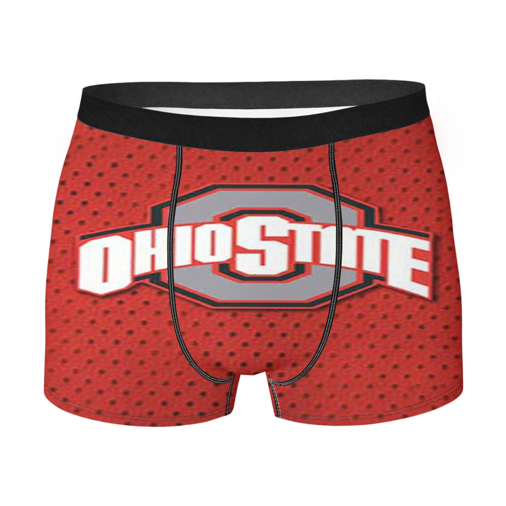 Ohio State Logo Jersey Men'S Boxer Briefs