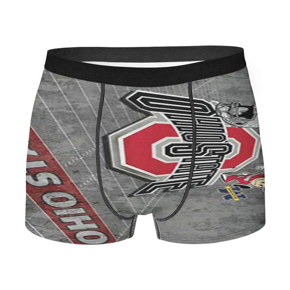 Ohio State Wallpaper Greys Men'S Boxer Briefs