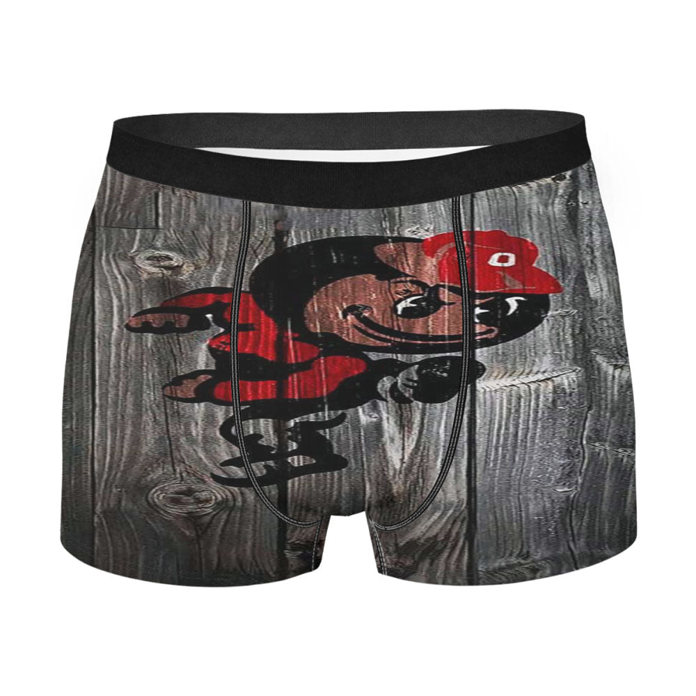 Ohio State Wood Syle Men'S Boxer Briefs