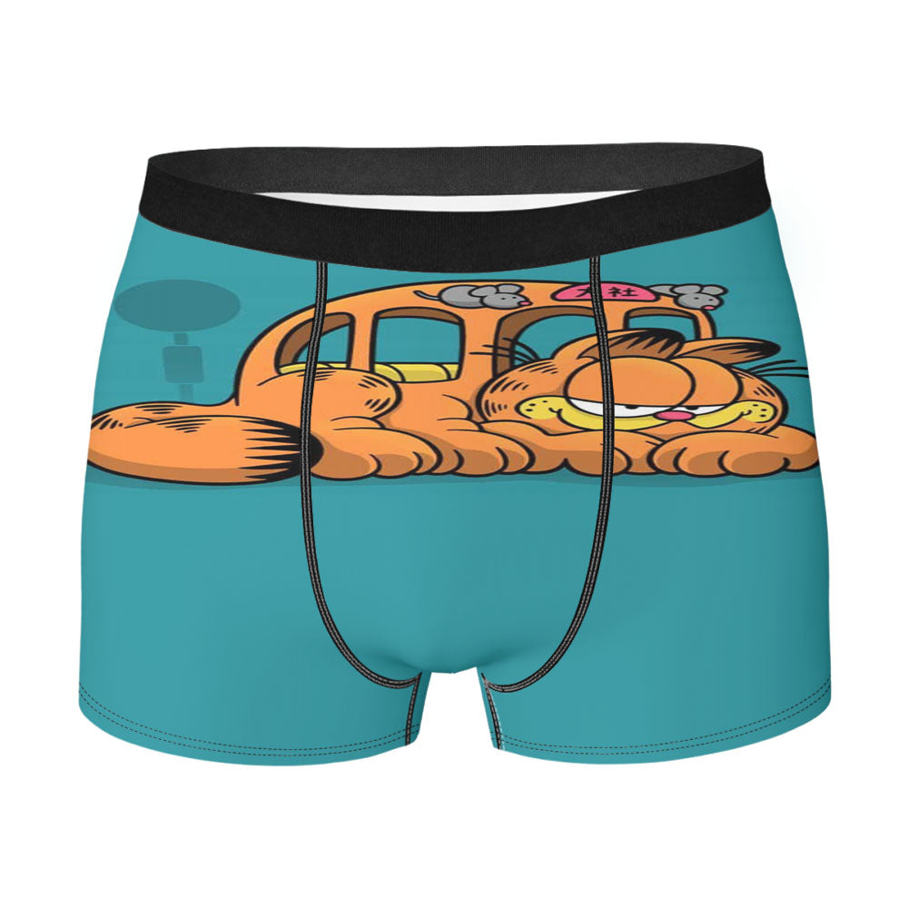 Puss Garfield Meow Bus Men'S Boxer Briefs