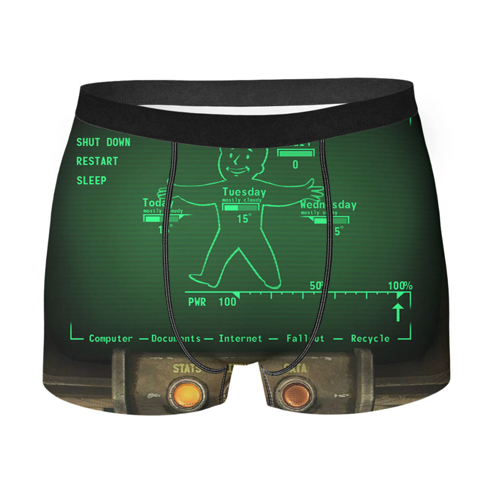 Rainmeter Fallout Pipboy Suite Men'S Boxer Briefs