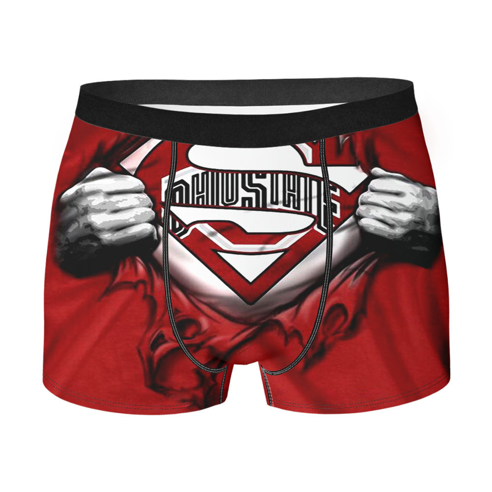 Red Ohio State Heroes Men'S Boxer Briefs