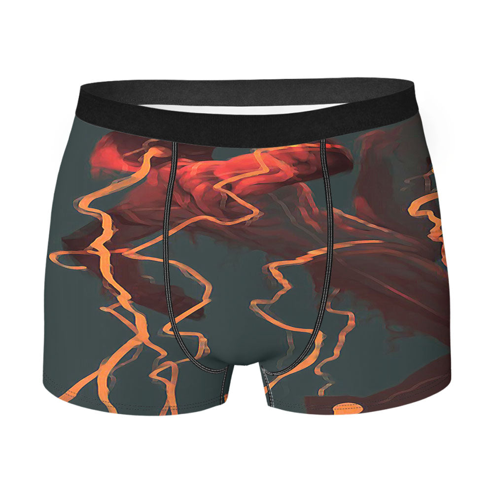 The Flash Chest Logo Men'S Boxer Briefs