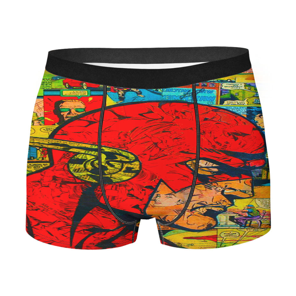 The Flash Comic Men'S Boxer Briefs