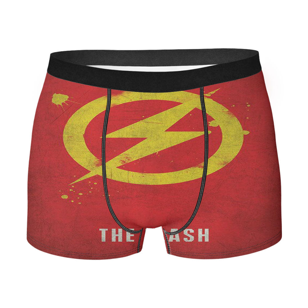 The Flash Metal Logo Men'S Boxer Briefs