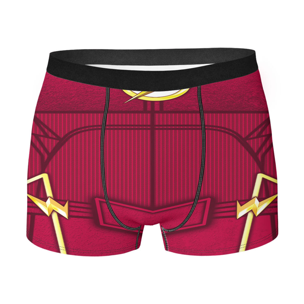 The Flash Red Maroon Men'S Boxer Briefs