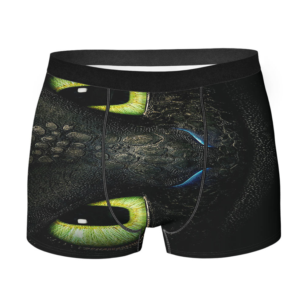 Toothless Face Art Blue Smoke Men'S Boxer Briefs
