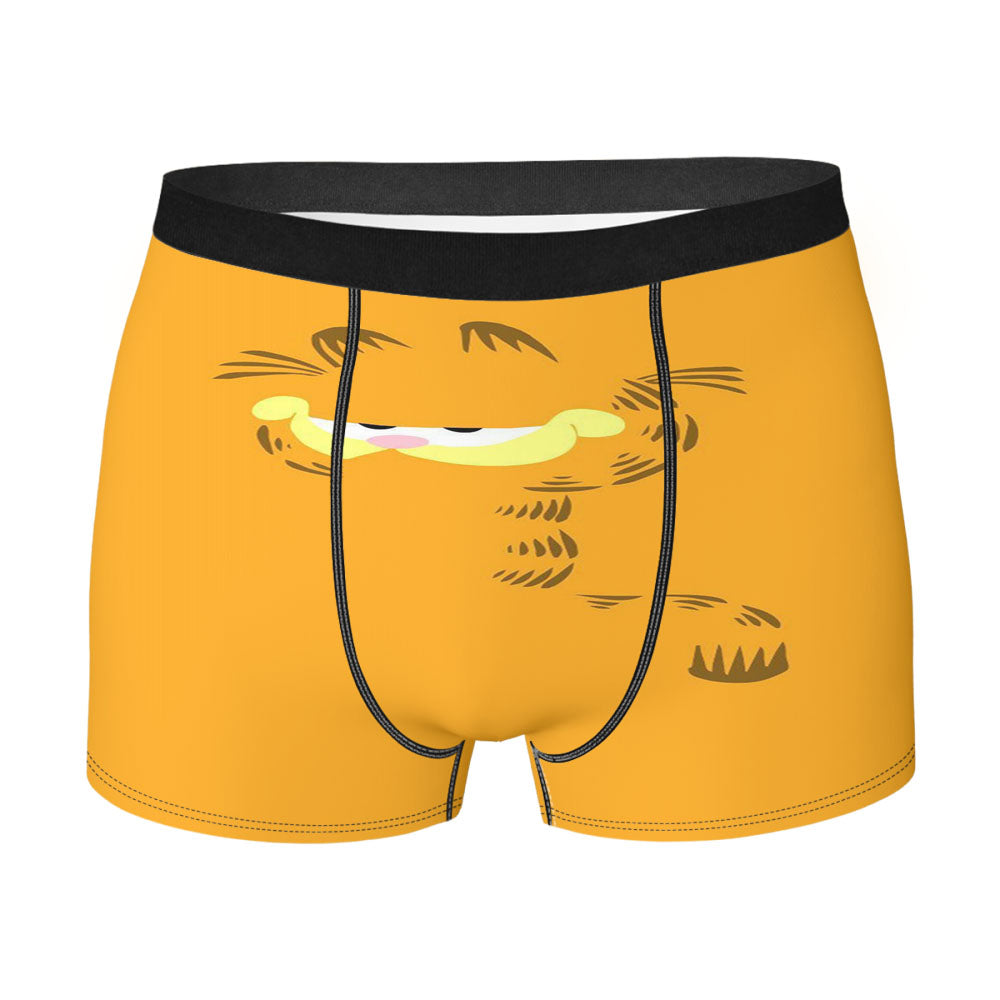 Yellow Garfield Wallpaper Men'S Boxer Briefs