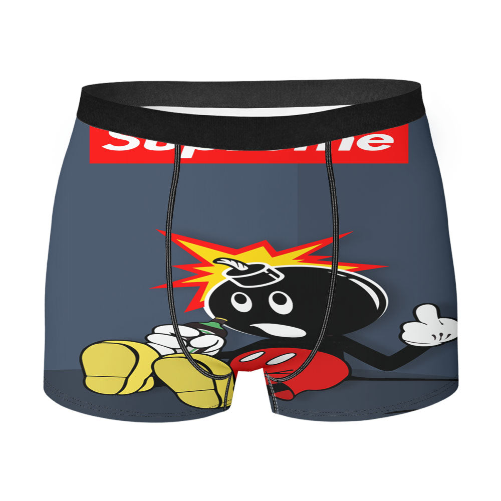Adam Bomb The Hundreds Bomb Mickey Mouse Men's Boxer Briefs