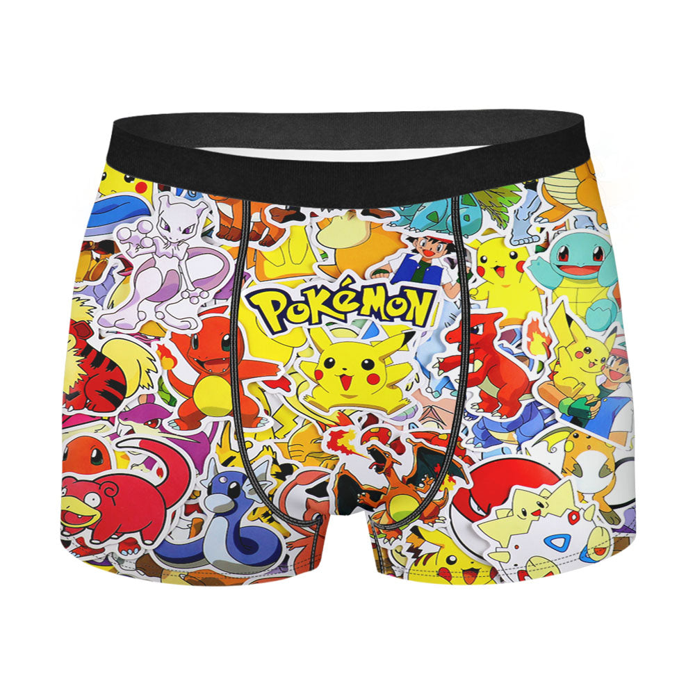 All Pokemon Characters Men's Boxer Briefs