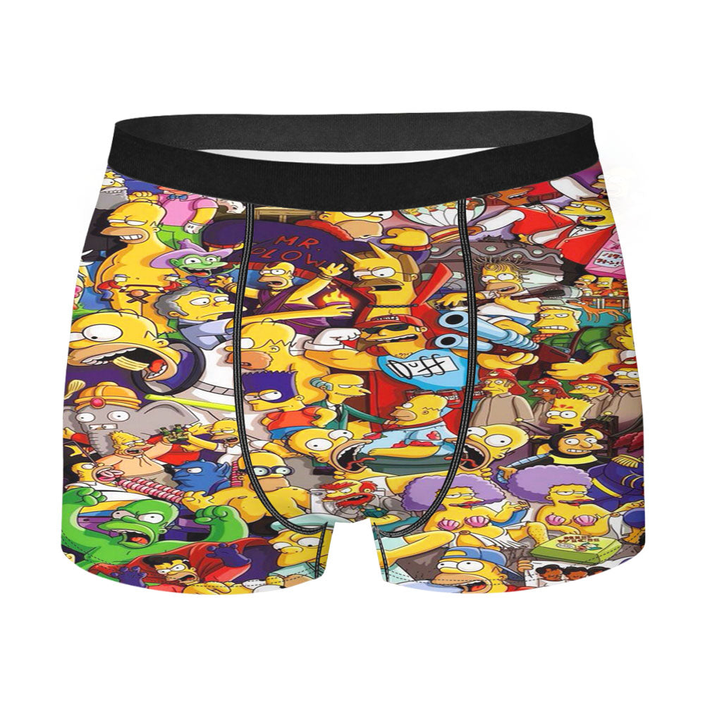 All Simpson Characters Men's Boxer Briefs