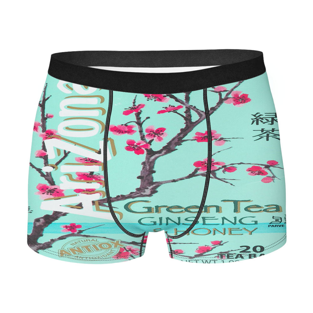 Arizona Green Tea With Ginseng And Honey Men's Boxer Briefs