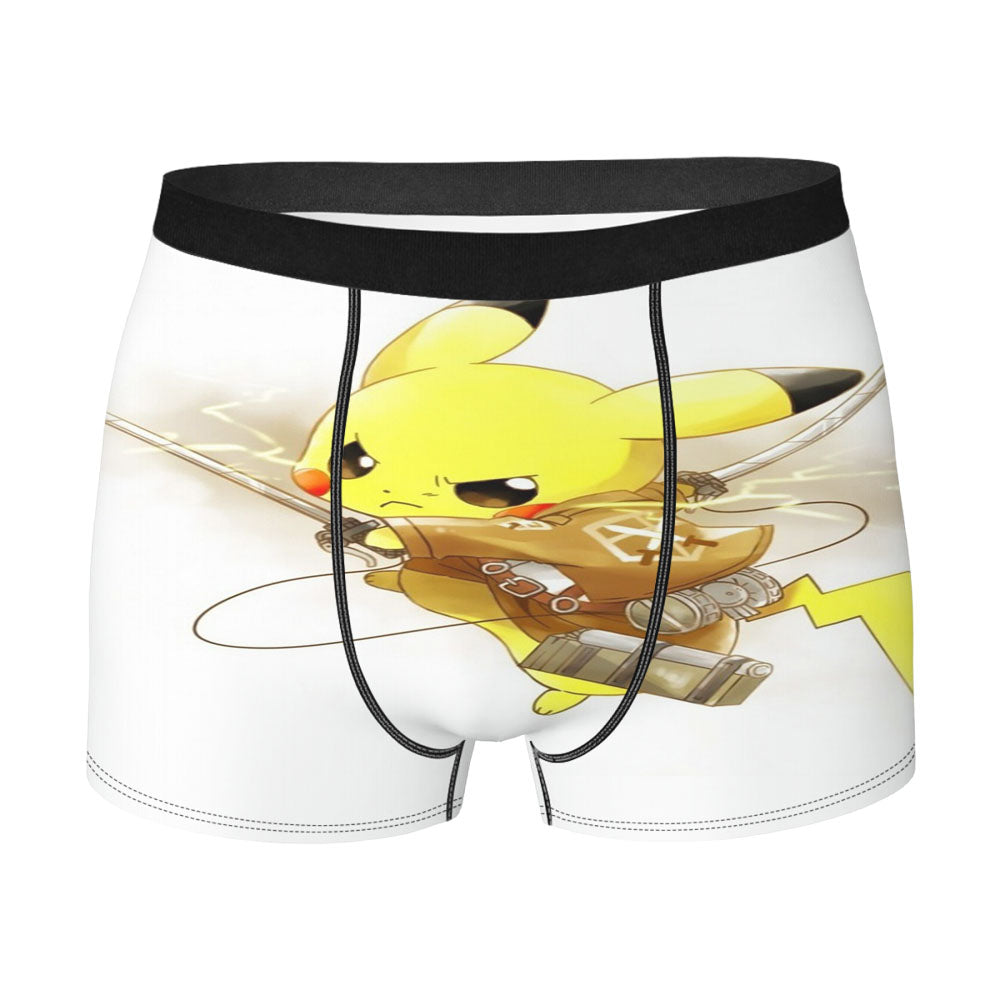 Attack On Titan Pokemon Men's Boxer Briefs
