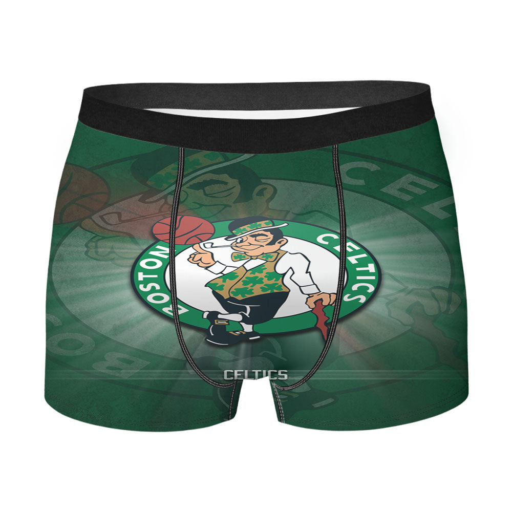 Awesome Boston Celtics Logo Men's Boxer Briefs