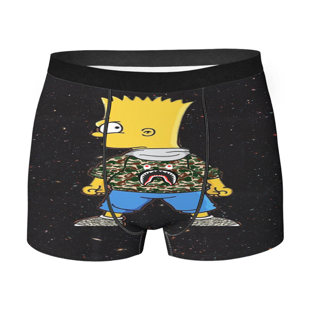 Bart Simpson Bape Men's Boxer Briefs