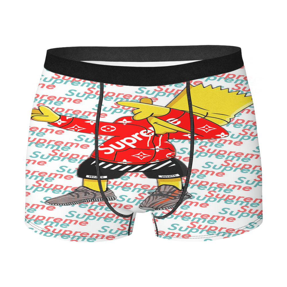 Bart Simpson Do Not Cross Crime Scene Men's Boxer Briefs
