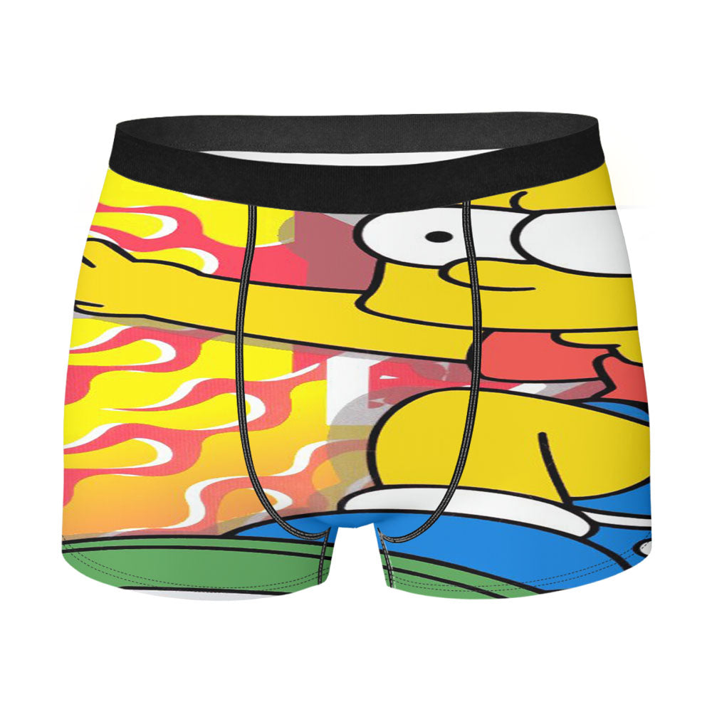 Bart Simpson Funny Cute Men's Boxer Briefs