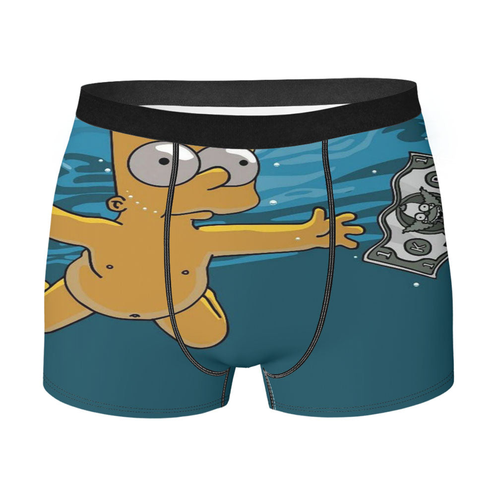 Bart Simpson Off White Kakashi Hatake Hypebeast Men's Boxer Briefs