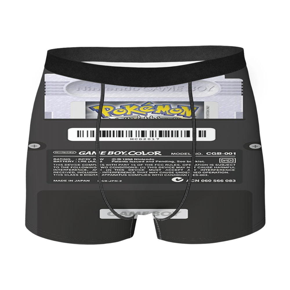 Black Gameboy Pokemon Console Men's Boxer Briefs