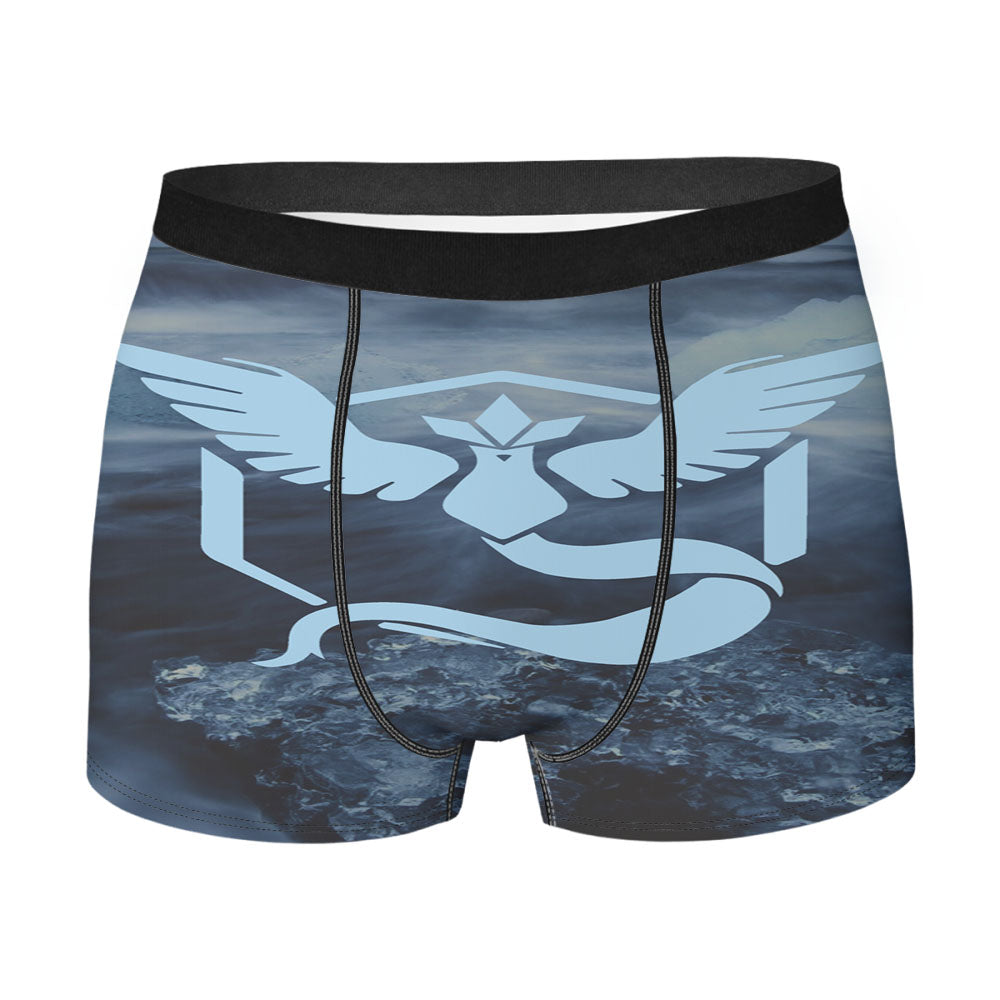 Blue Mystic Logo Pokemon Men's Boxer Briefs