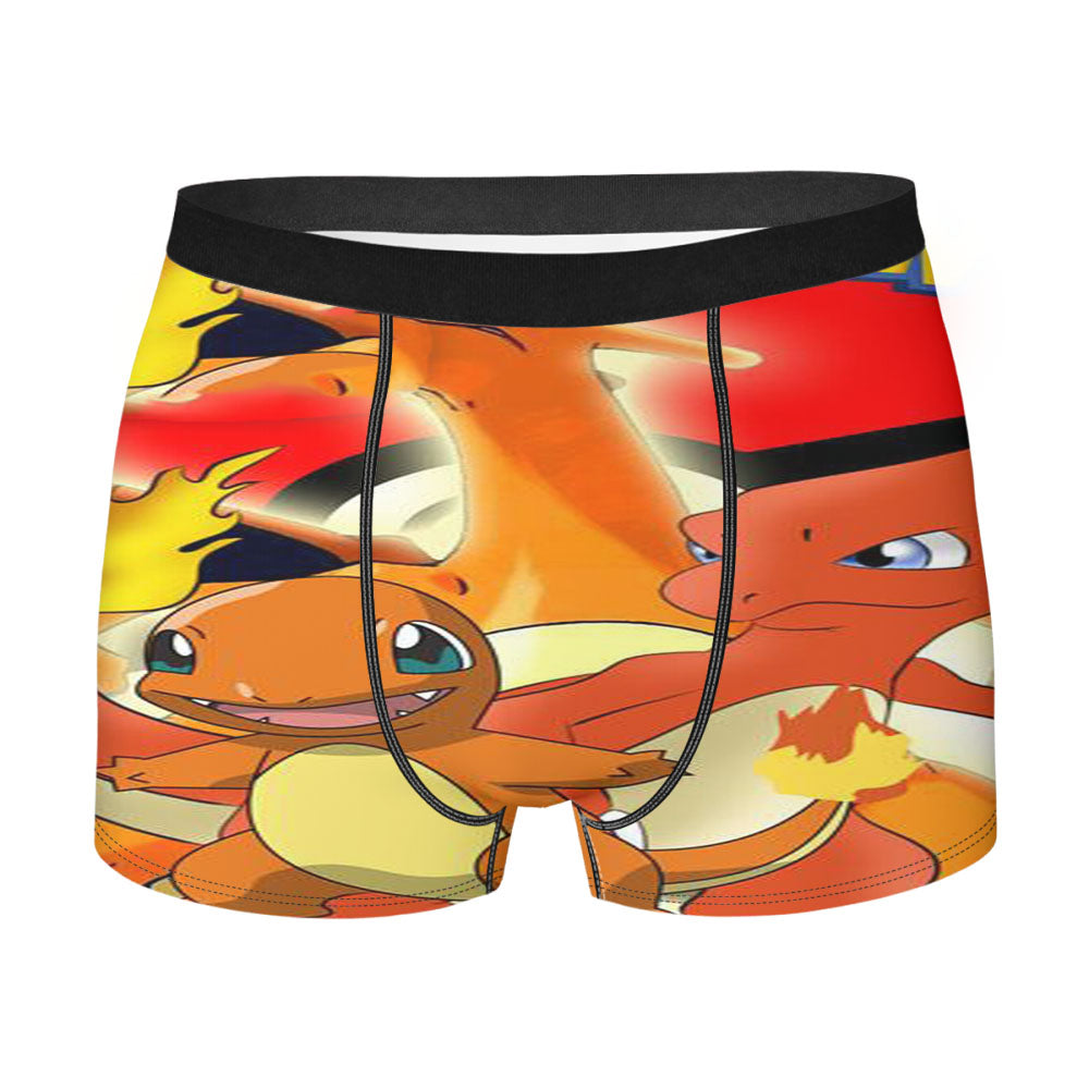 Charizard Pokemon Flame Men's Boxer Briefs