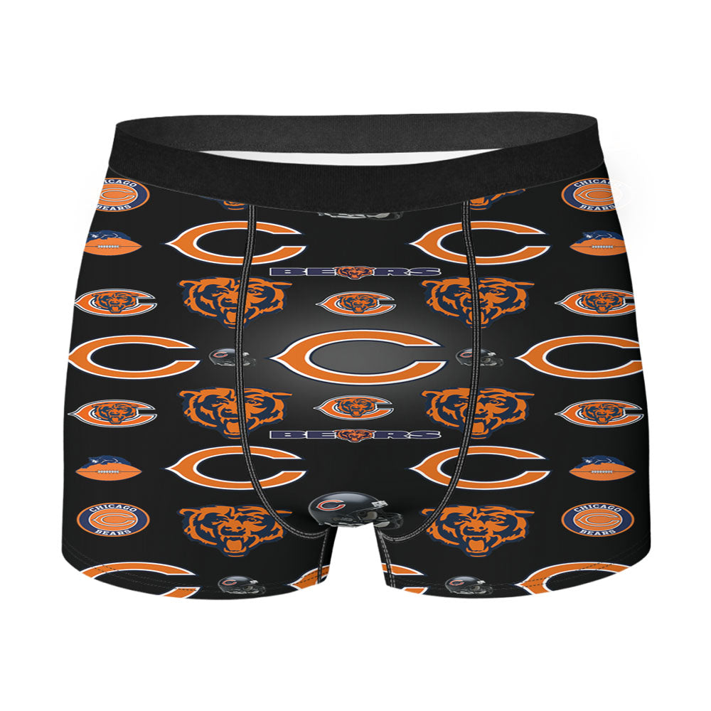 Chicago Bears Nfl 2 Men's Boxer Briefs